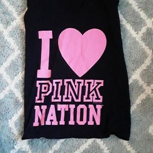 Black pink shirt
